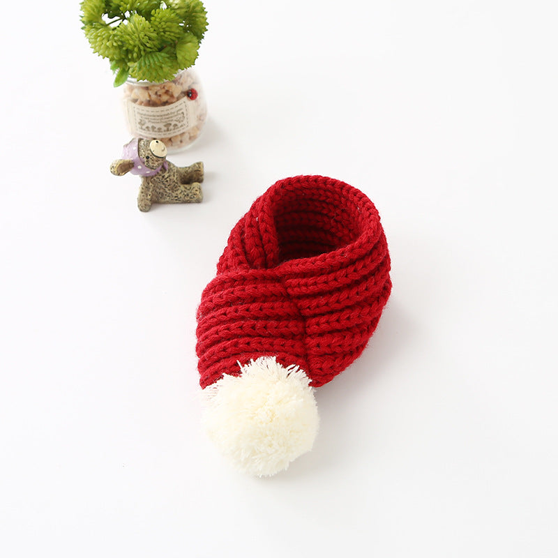 High Quality Pets Cute Wool scarf cat and dog accessories pet scarf