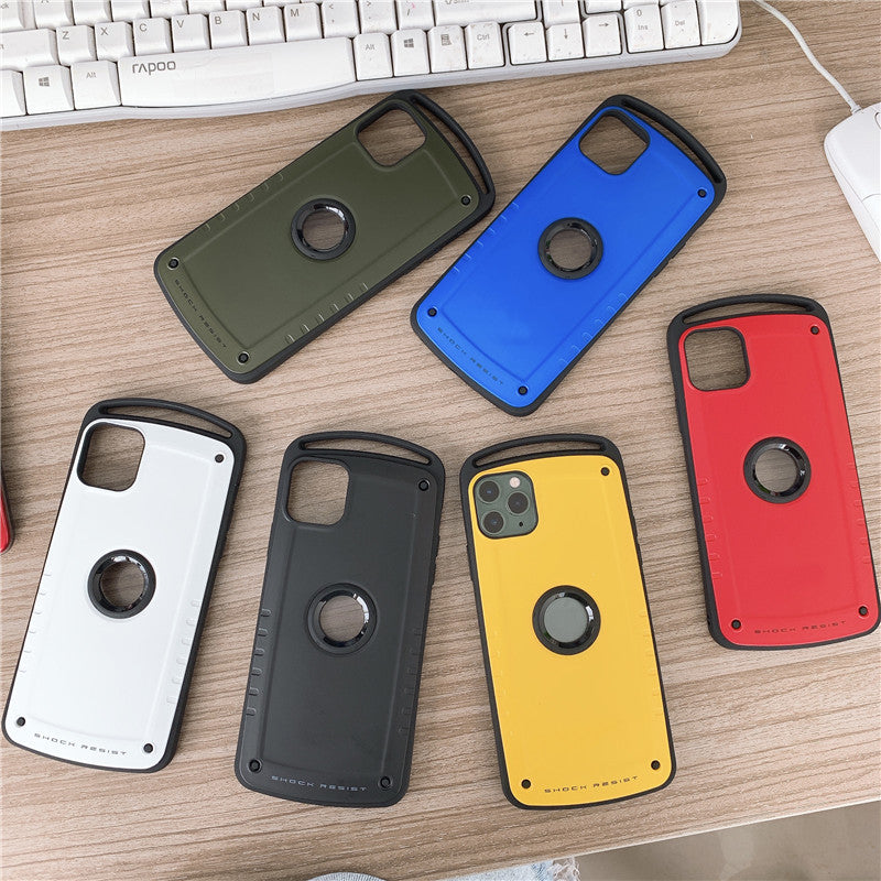 Creative Solid Color Frosted Fall Protection Case Phone Case