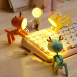 Cute Night Light Mini Desktop Ornament Cartoon Puppy Creative Ornament