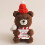 MAGGIE QUEEN Christmas Dolls Lovely Knitted Christmas Items Christma Crochet Positive Animal Gift
