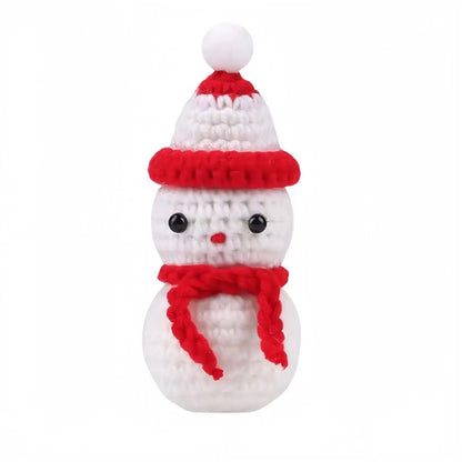 MAGGIE QUEEN Mini Handmade Christmas Tree Crochet Decor Merry Inspirational Cheer up Gifts for Sister Friends Mom Grandma Christmas Gifts