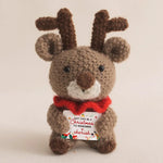 MAGGIE QUEEN Christmas Dolls Lovely Knitted Christmas Items Christma Crochet Positive Animal Gift
