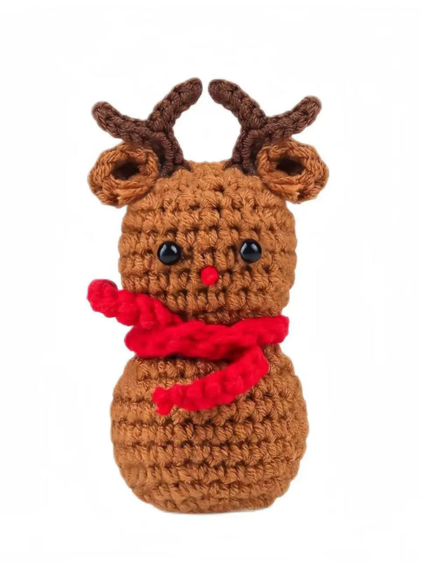 MAGGIE QUEEN Mini Handmade Christmas Tree Crochet Decor Merry Inspirational Cheer up Gifts for Sister Friends Mom Grandma Christmas Gifts