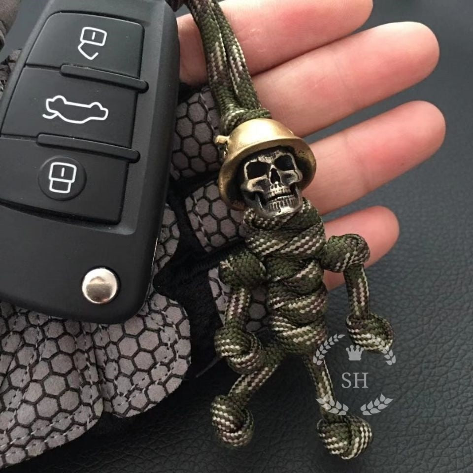 Skull Retro Old Pendant Car Key Pendant