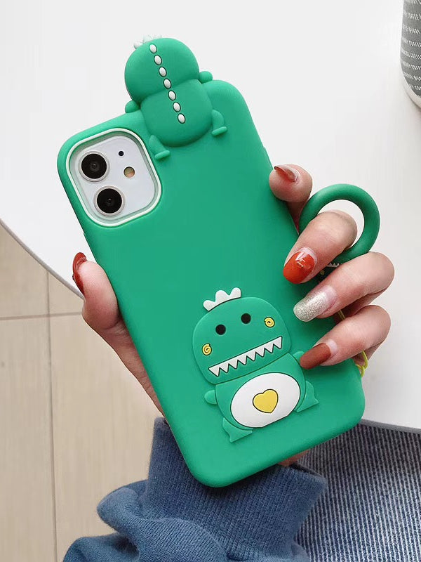Silicone iphone case cute animals