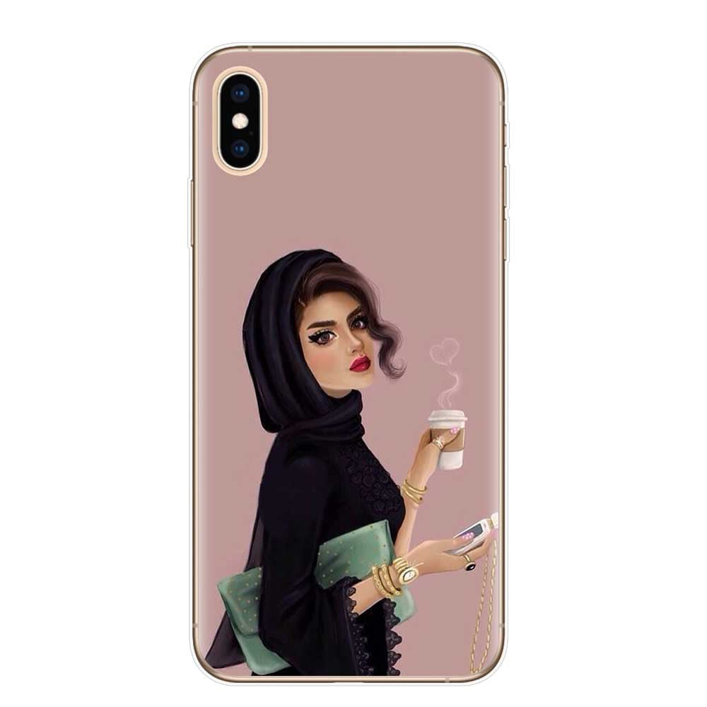 Veil girl iphone case