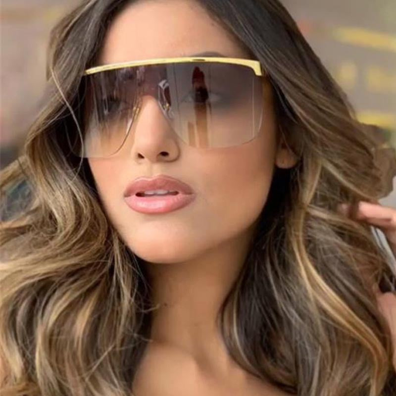 High Quality Fashion Simple Temperament Female Flying Sunglasses Plastic Frame