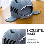 Creative Dual-Purpose Shark Pet Bed Small Dogs And Cats Warm Pet Bed