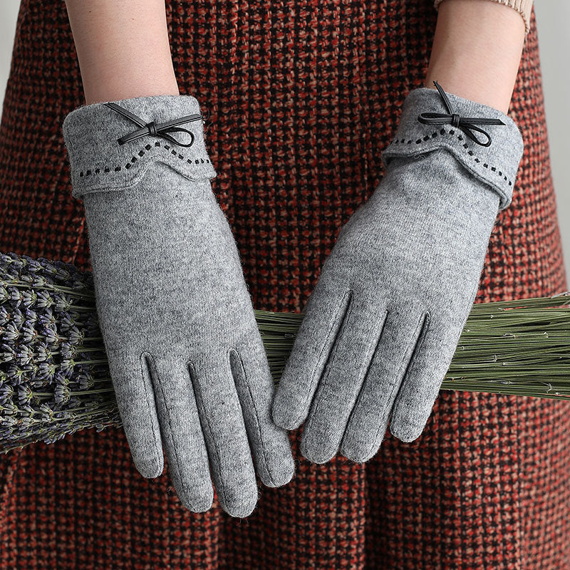 High Quality Fashion Driving touch screen wool cashmere gloves