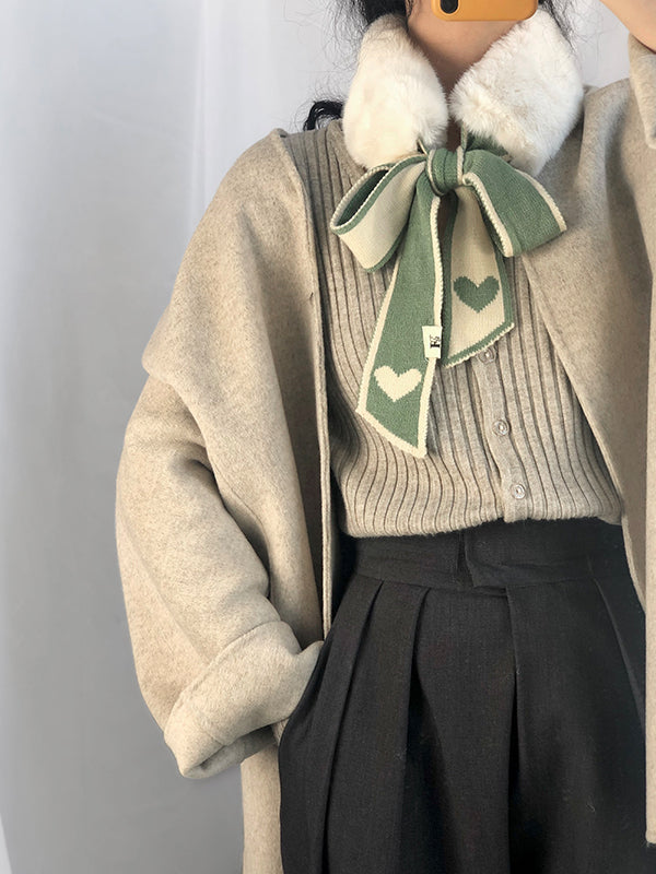 Versatile imitation rabbit hair scarf scarf
