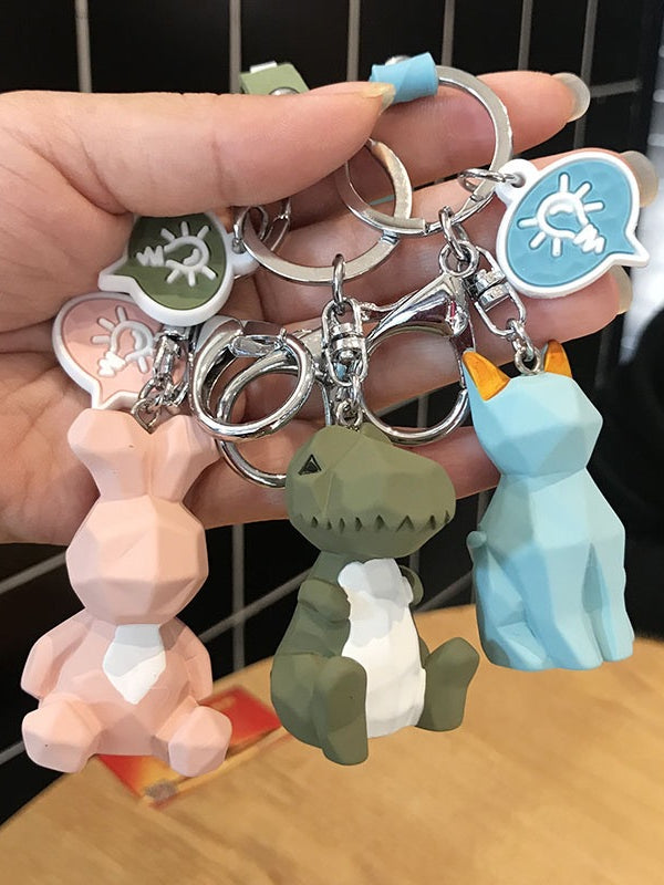 New Fashion Cute Dinosaur Keychain Key Ring