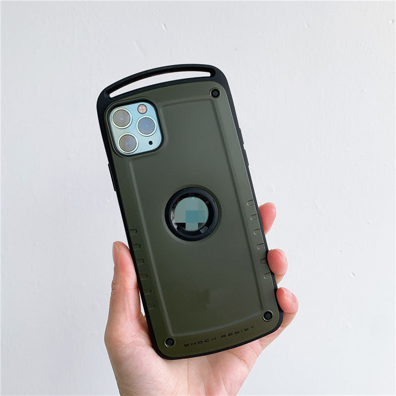 Creative Solid Color Frosted Fall Protection Case Phone Case