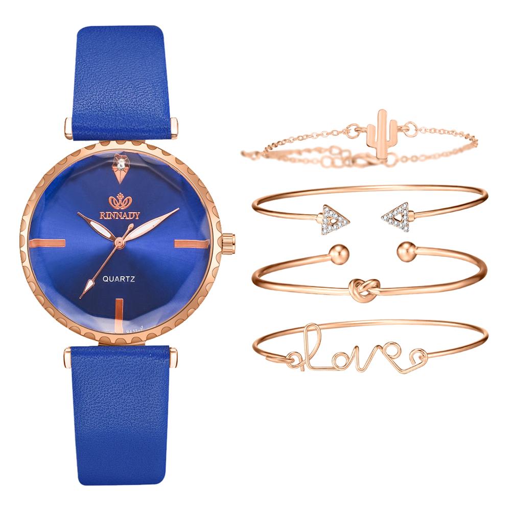 High Quality Fashion Classic quartz watch female watch bracelet combination set