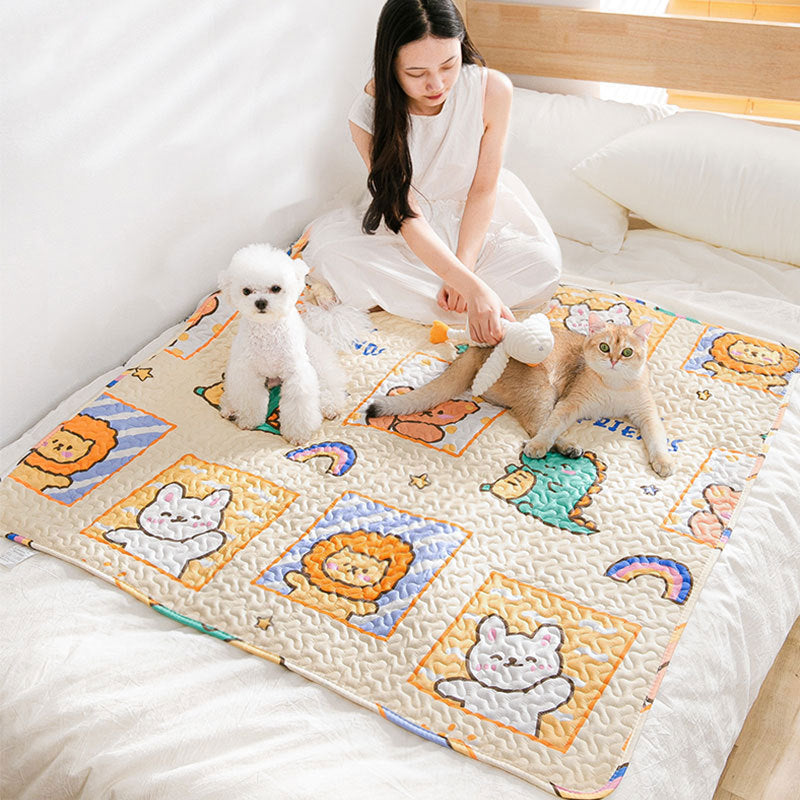 Household Simple Printing Pet Sleeping Mat