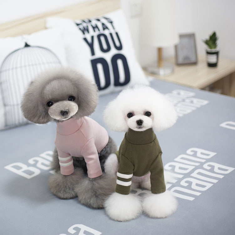 Pure cotton wool soft pet clothes