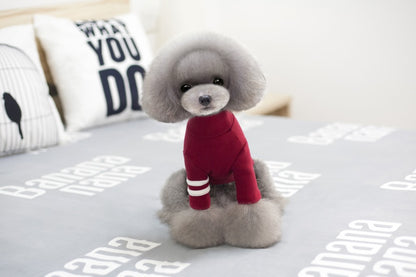 Pure cotton wool soft pet clothes