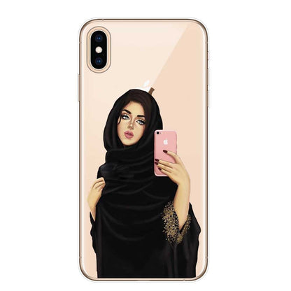 Veil girl iphone case