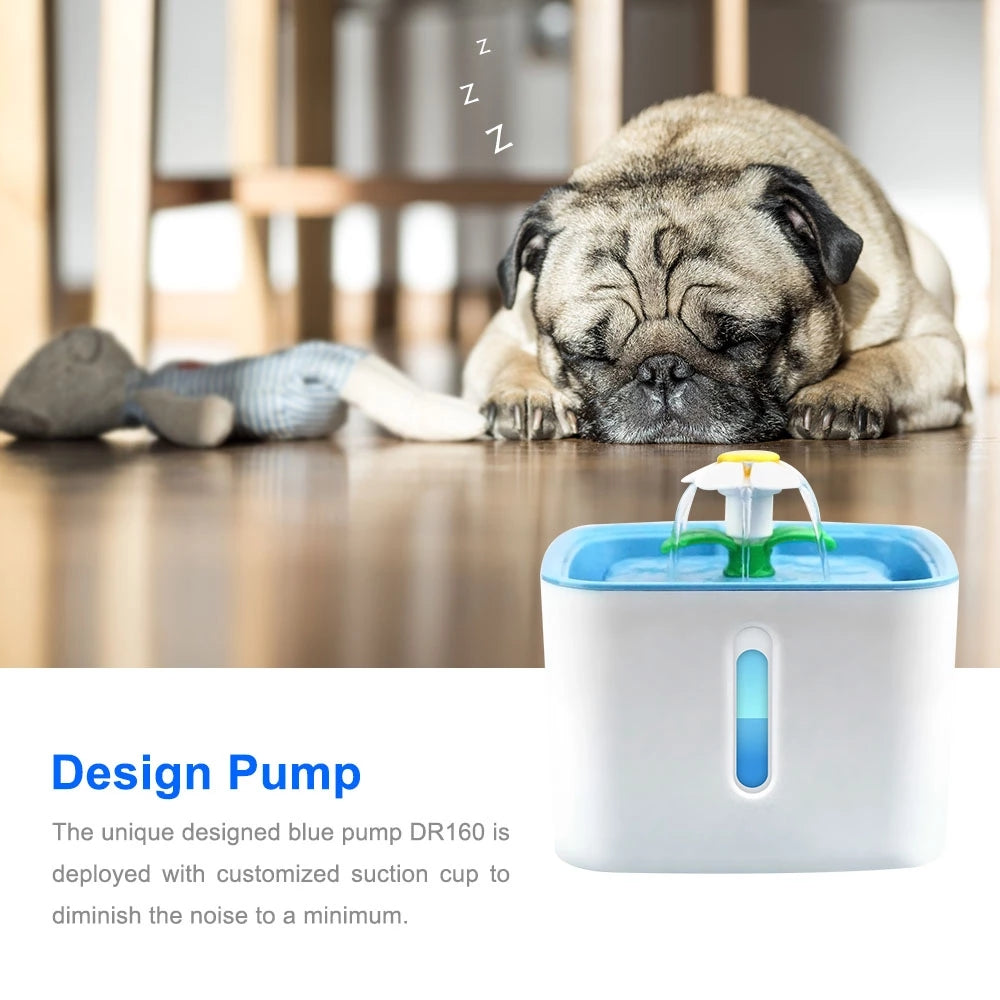 Pet Water Dispenser With Square Window