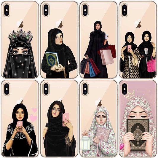 Veil girl iphone case