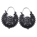 High Quality Fashion Metal alloy hollow carved earrings