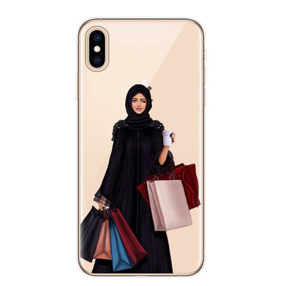 Veil girl iphone case