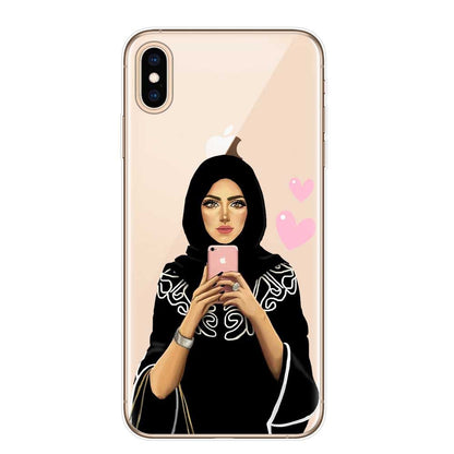 Veil girl iphone case