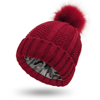 High Quality Fashion Knitted Hat Loose And Warm Cross-border Woolen Hat Ladies