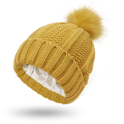 High Quality Fashion Knitted Hat Loose And Warm Cross-border Woolen Hat Ladies