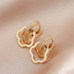 High Quality Fashion Ear Bone Clip Flower Earrings Star Earrings