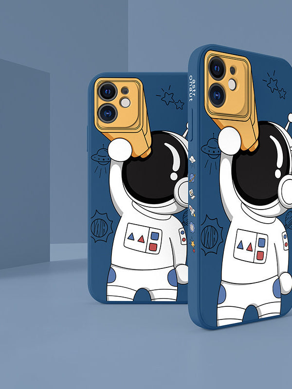 Astronauts, iphone Case Side Pattern, Soft Case