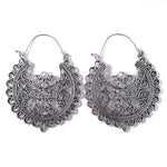 High Quality Fashion Metal alloy hollow carved earrings