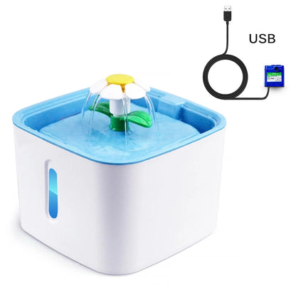 Pet Water Dispenser With Square Window