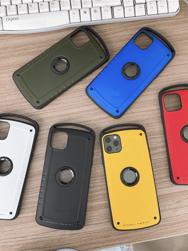 Creative Solid Color Frosted Fall Protection Case Phone Case