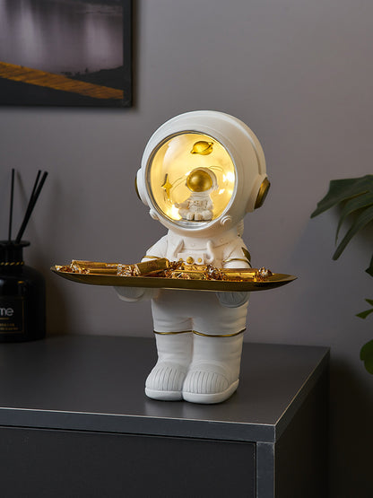 Nordic Light Luxury Astronaut Entrance Key Home Storage Ornaments